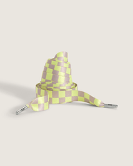 Women|Men Vans Waffle Shop Checker Shoelace in Yellow / Beige