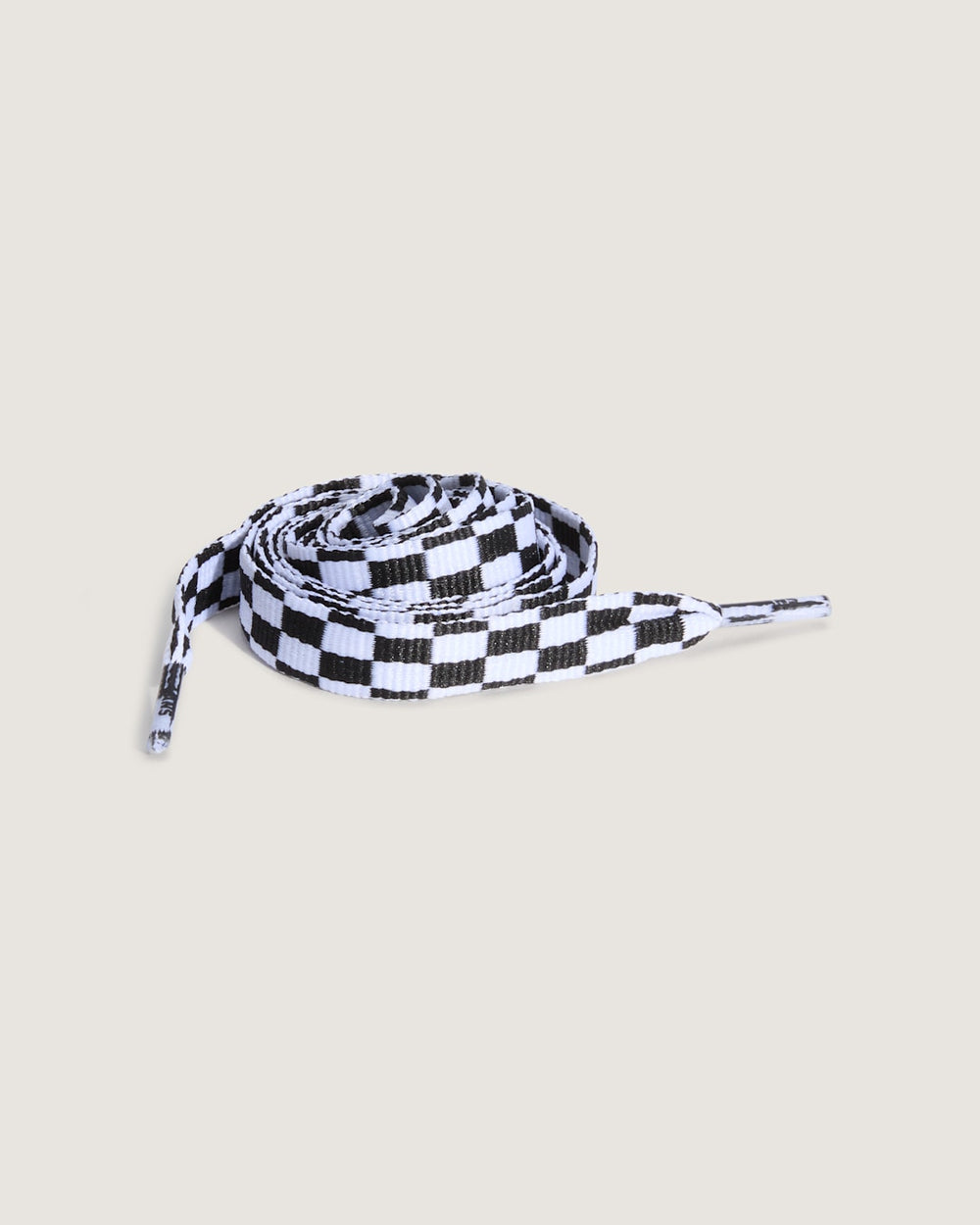 Women|Men Vans Checkerboard Vans Fat Shoe Laces in Black / White