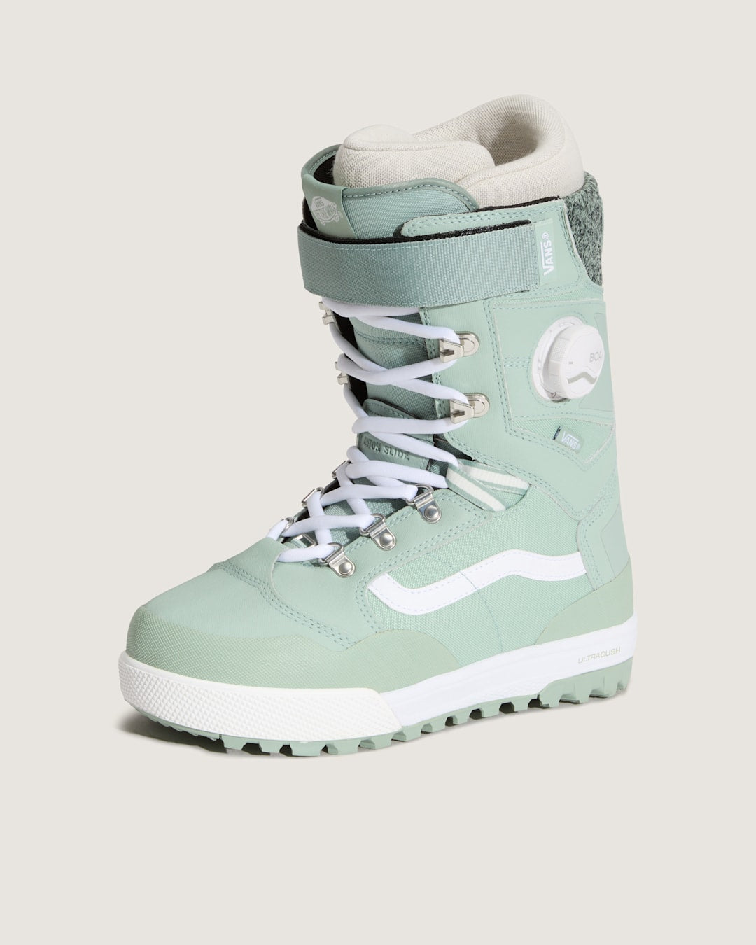 Women|Men Vans Women's Luna Pro Snowboard Boot in Olive Gray
