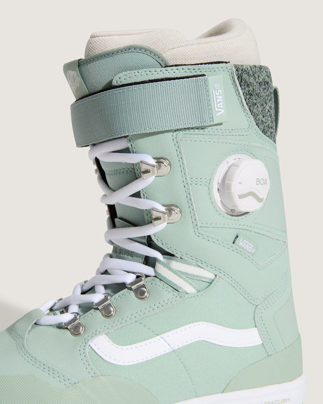 Women|Men Vans Women's Luna Pro Snowboard Boot in Olive Gray