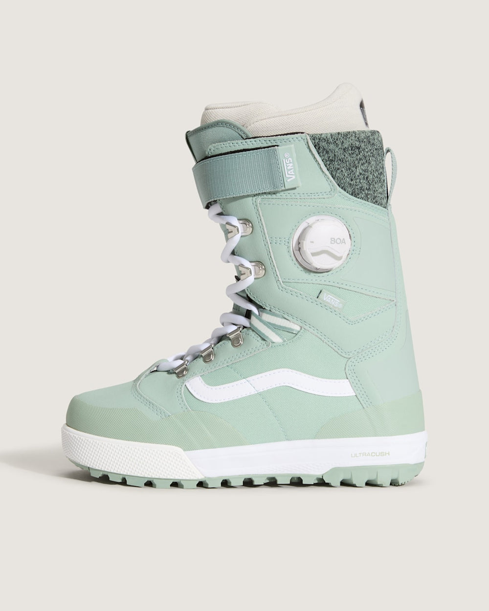 Women|Men Vans Women's Luna Pro Snowboard Boot in Olive Gray