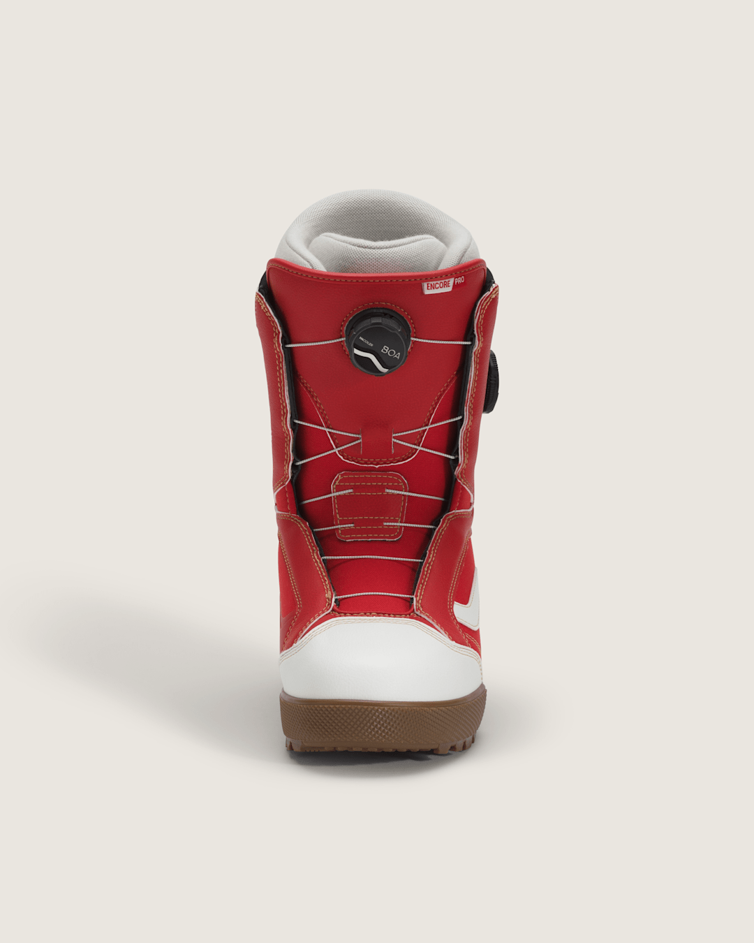 Women|Men Vans Women's Encore Pro X Mia Brookes Snowboard Boot in Racing Red / Marshmallow White