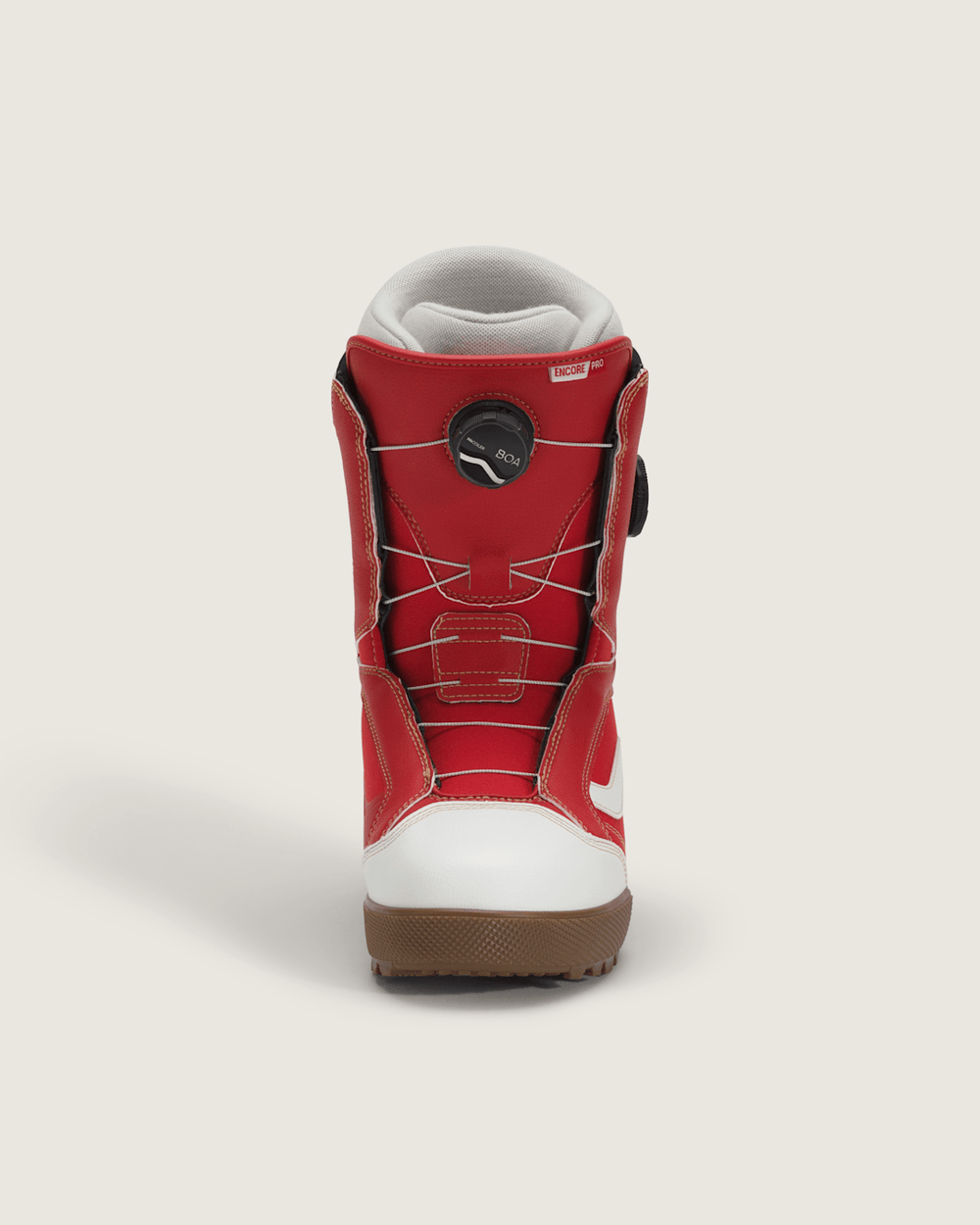 Women|Men Vans Women's Encore Pro X Mia Brookes Snowboard Boot in Racing Red / Marshmallow White