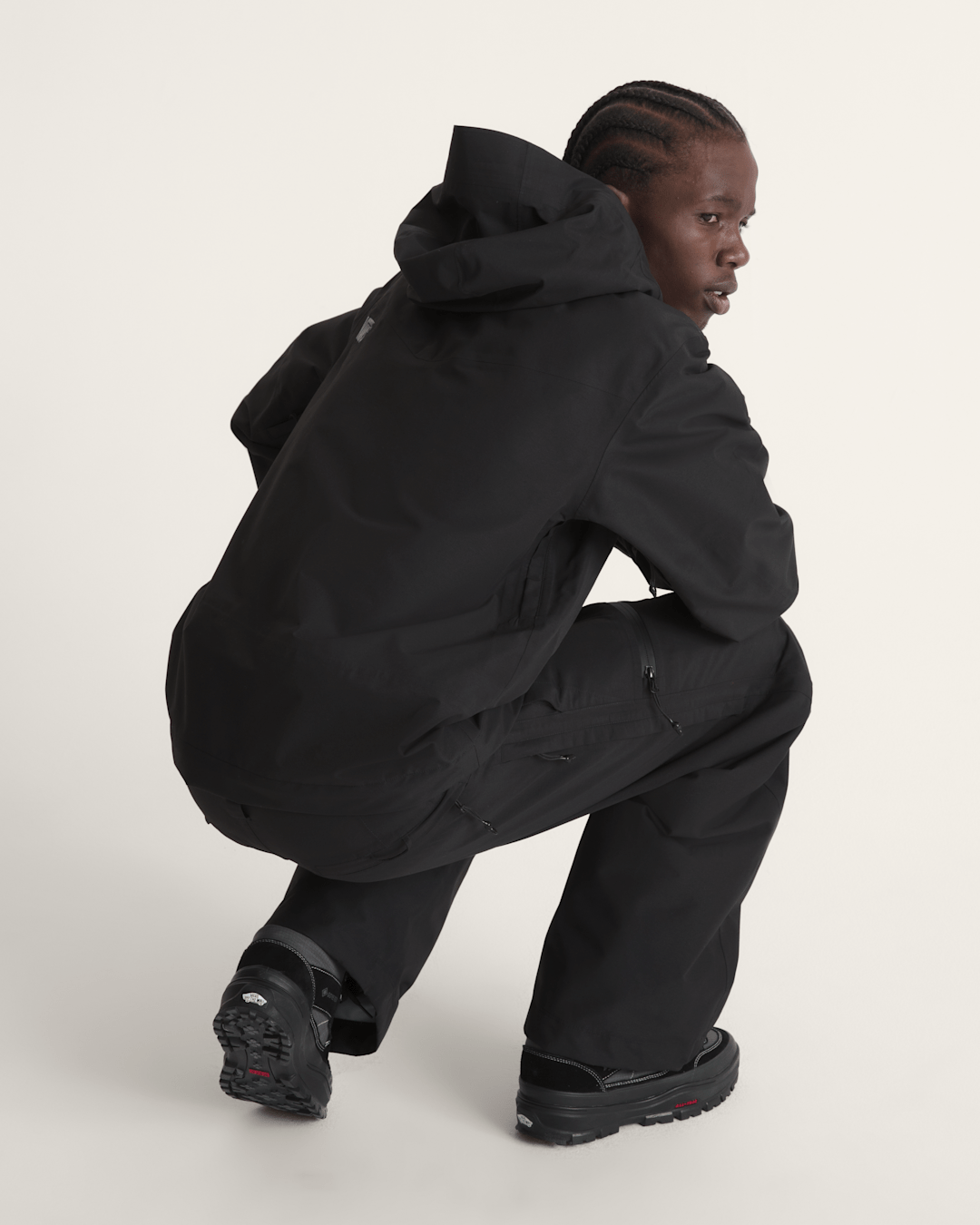 Women|Men Vans Hi-Country Snow Jacket in Black