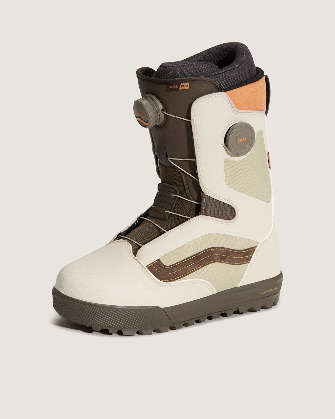 Women|Men Vans Aura Pro Snowboard Boot in Bay Leaf Green