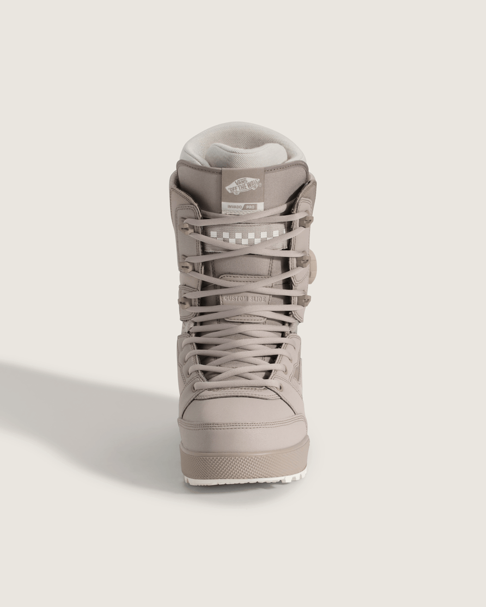 Women|Men Vans Invado Pro Snowboard Boot in Mushroom Brown