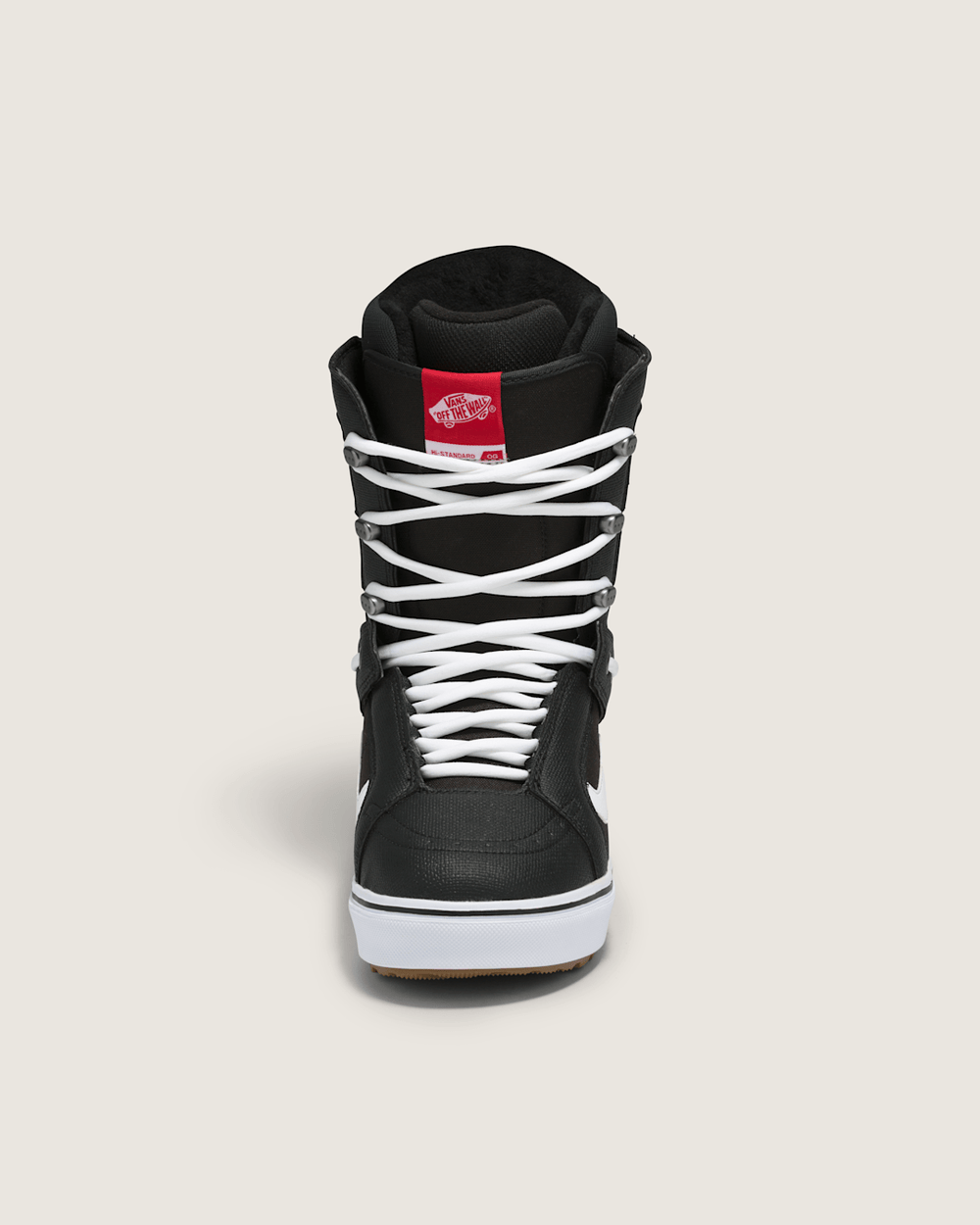 Women|Men Vans Hi-Standard OG Black/White 19 Snowboard Boots