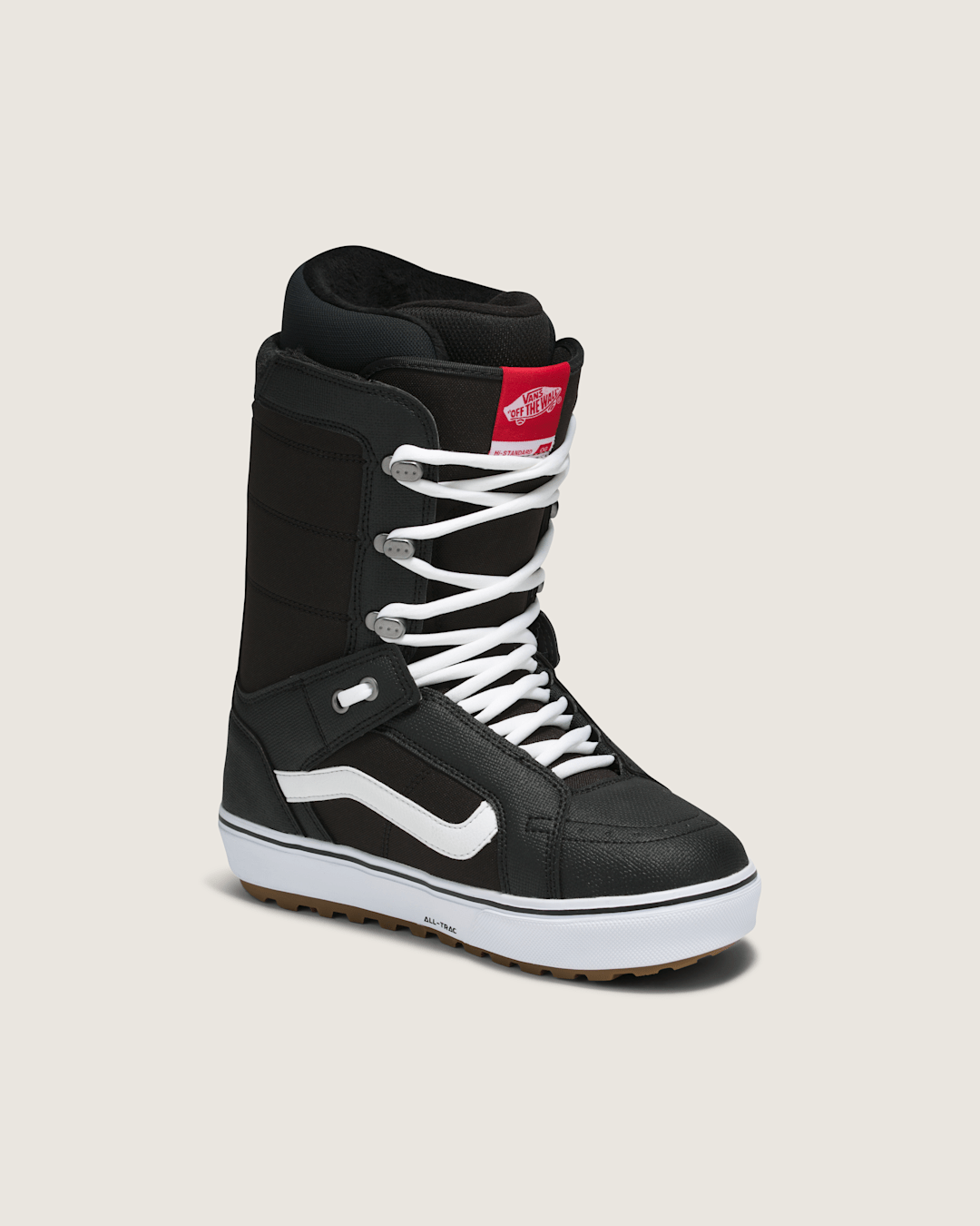 Women|Men Vans Hi-Standard OG Black/White 19 Snowboard Boots