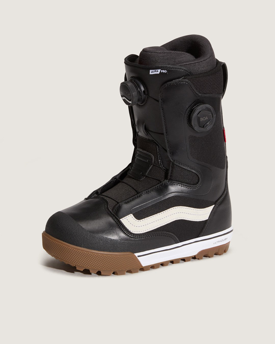 Women|Men Vans Aura Pro Snowboard Boot in Black / White