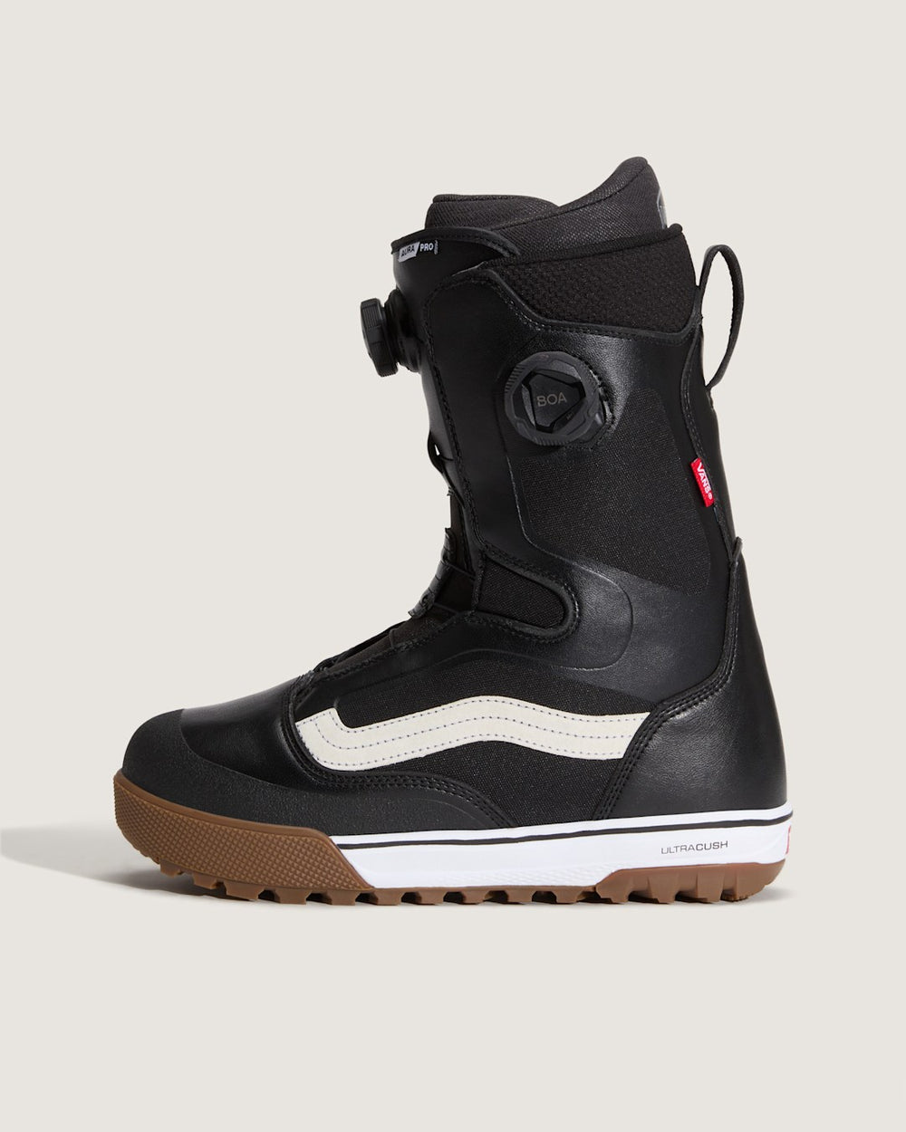 Women|Men Vans Aura Pro Snowboard Boot in Black / White