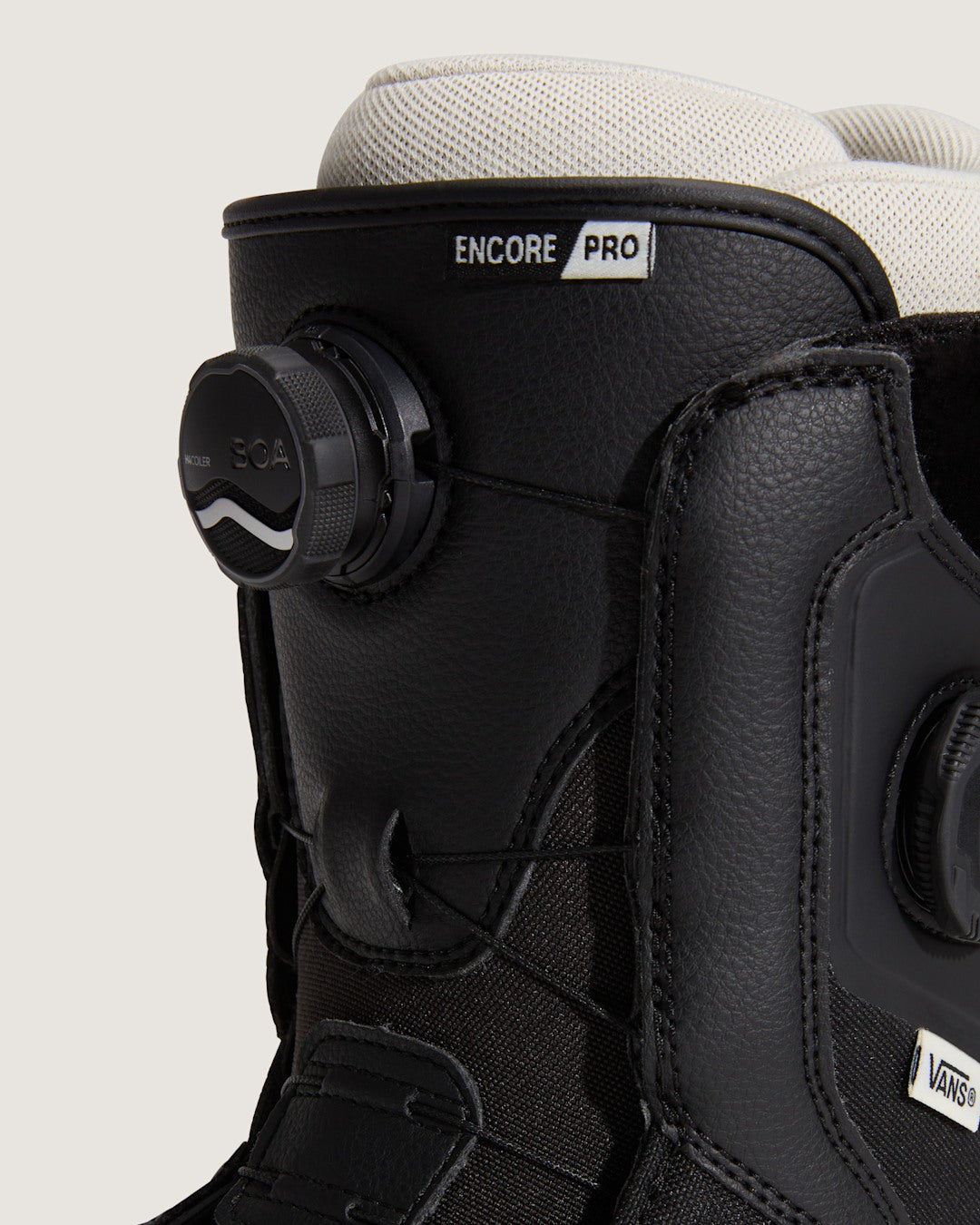 Women|Men Vans Women's Encore Pro Snowboard Boot in Black / Marshmallow White