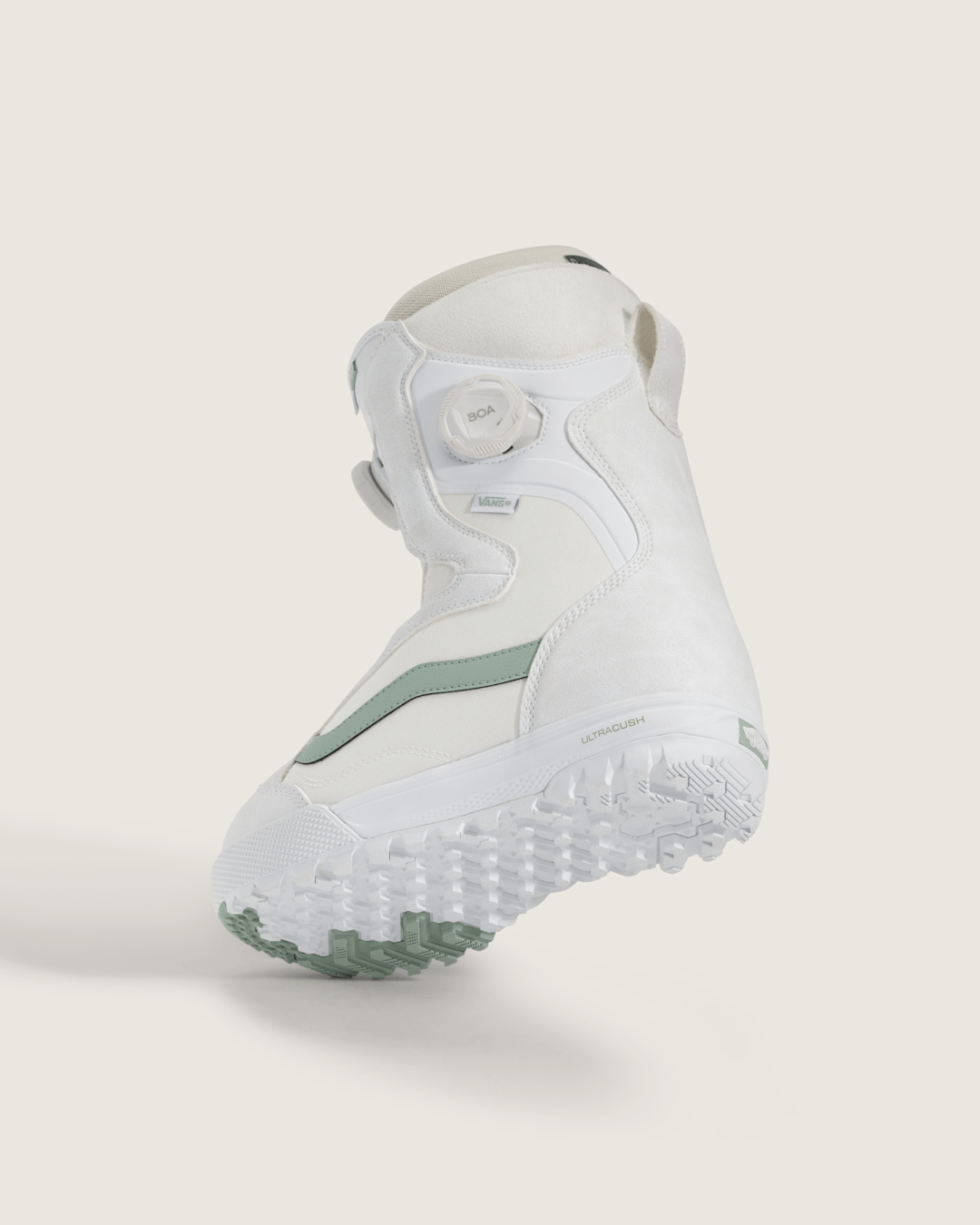 Women|Men Vans Women's Encore Pro Snowboard Boot in White / Olive Grey