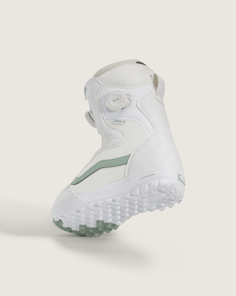 Women|Men Vans Women's Encore Pro Snowboard Boot in White / Olive Grey