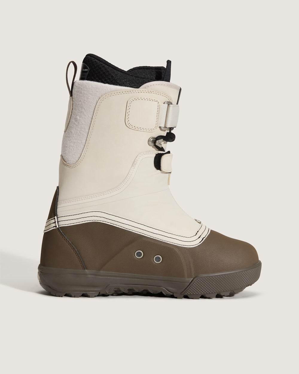 Women|Men Vans Infuse Snowsurf Snowboard Boot in Oatmeal Beige / Brown