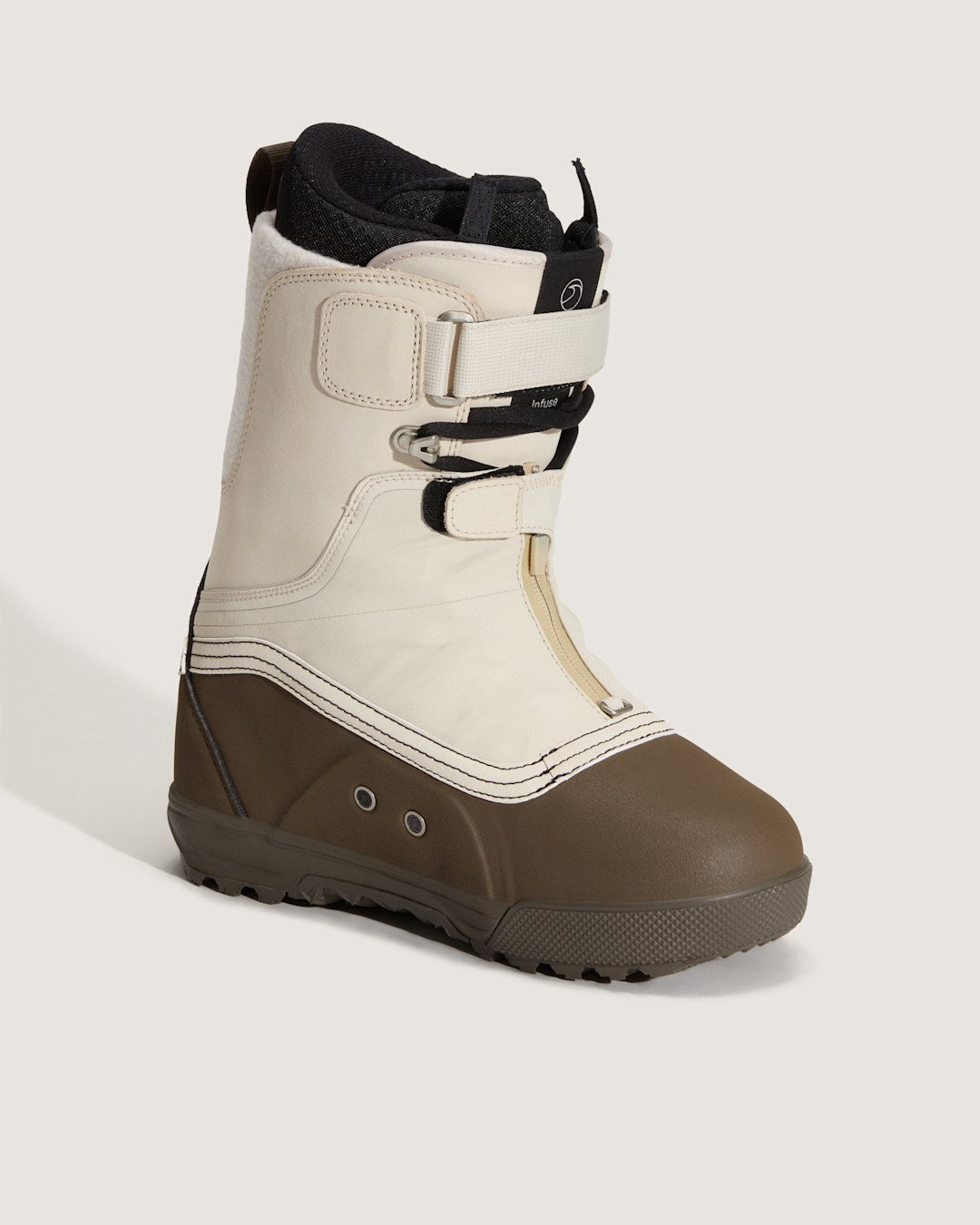 Women|Men Vans Infuse Snowsurf Snowboard Boot in Oatmeal Beige / Brown