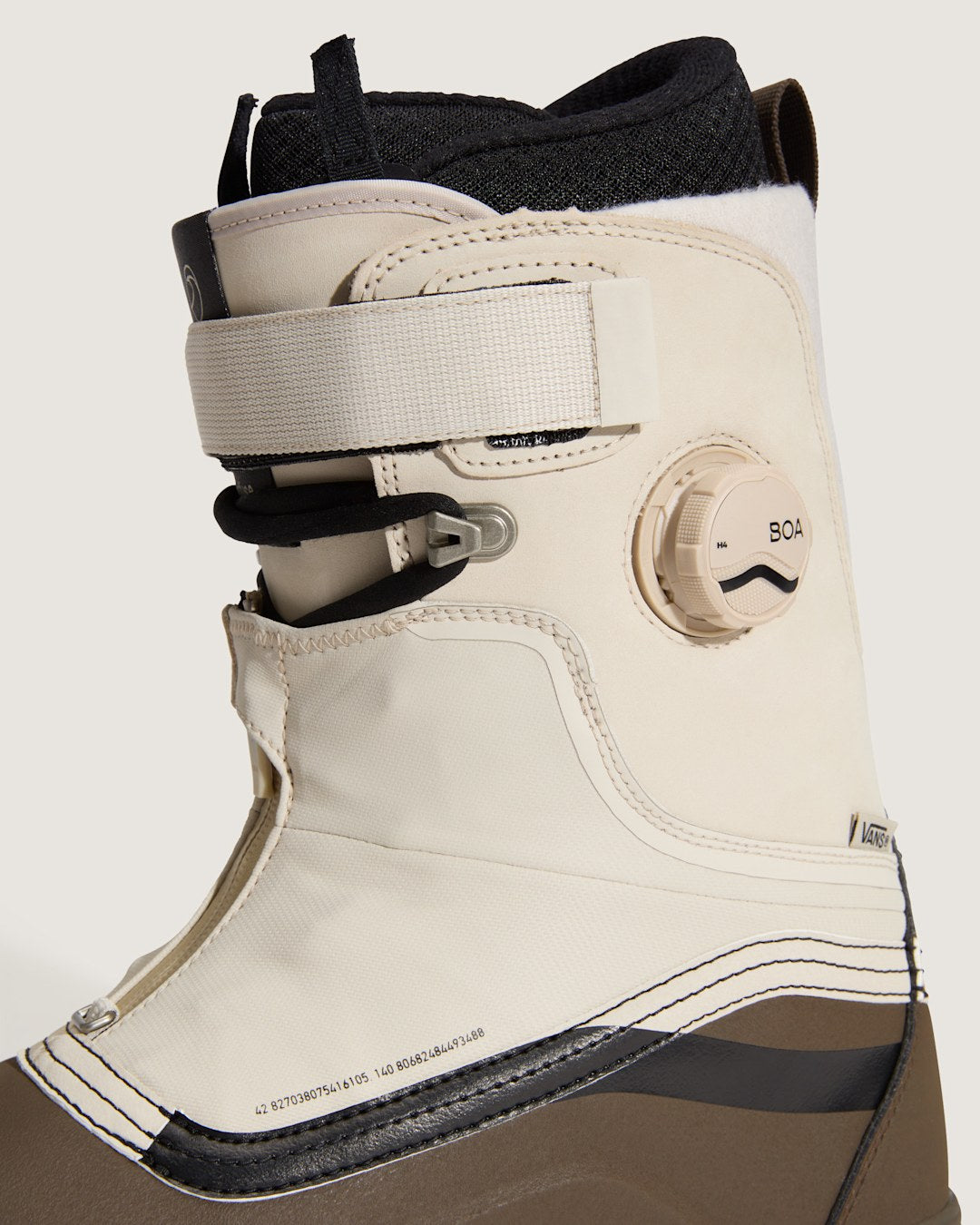Women|Men Vans Infuse Snowsurf Snowboard Boot in Oatmeal Beige / Brown
