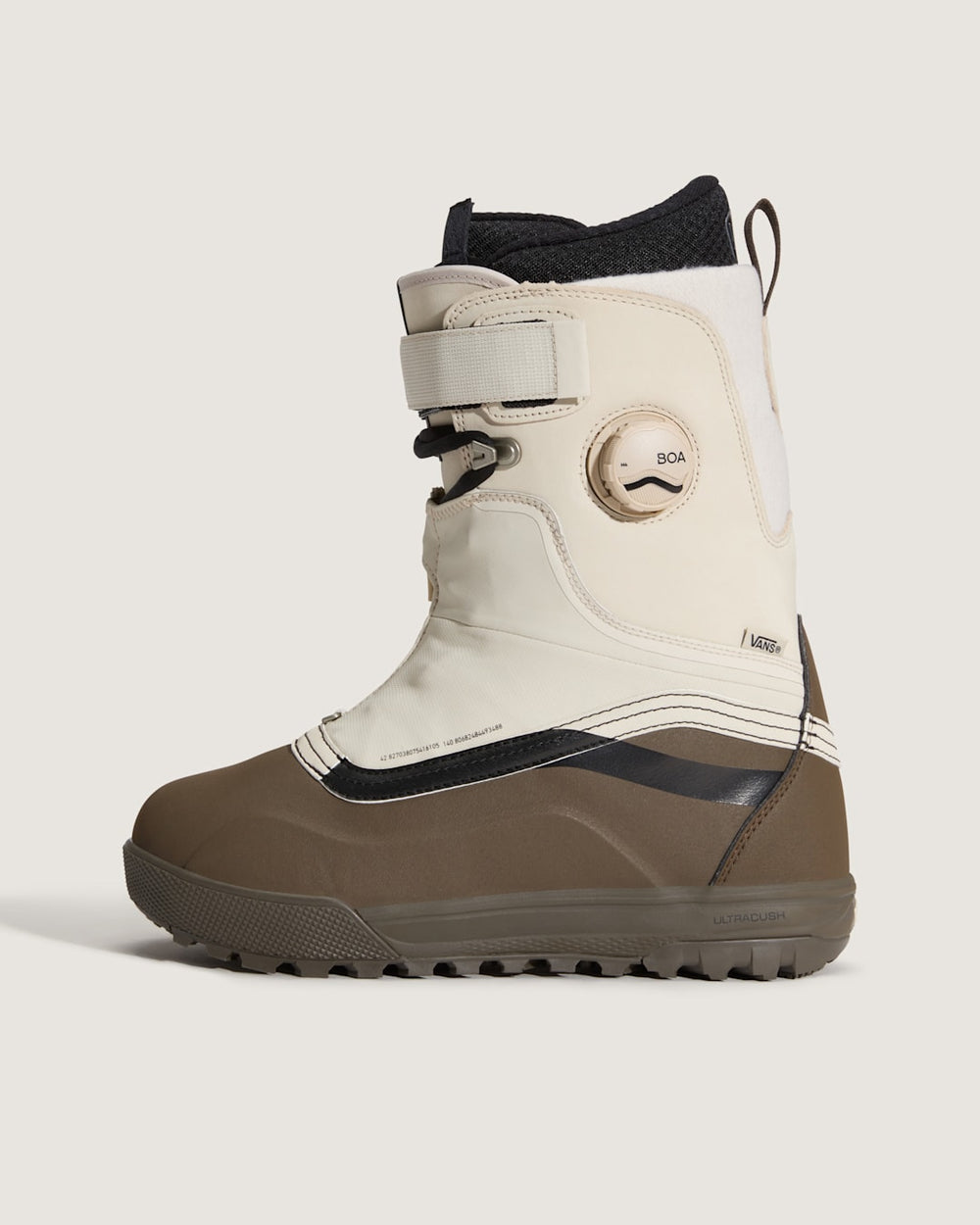 Women|Men Vans Infuse Snowsurf Snowboard Boot in Oatmeal Beige / Brown