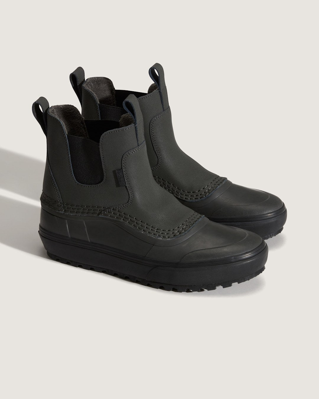 Women|Men Vans Standard Mid Chelsea Waterproof Boot in Faded Black