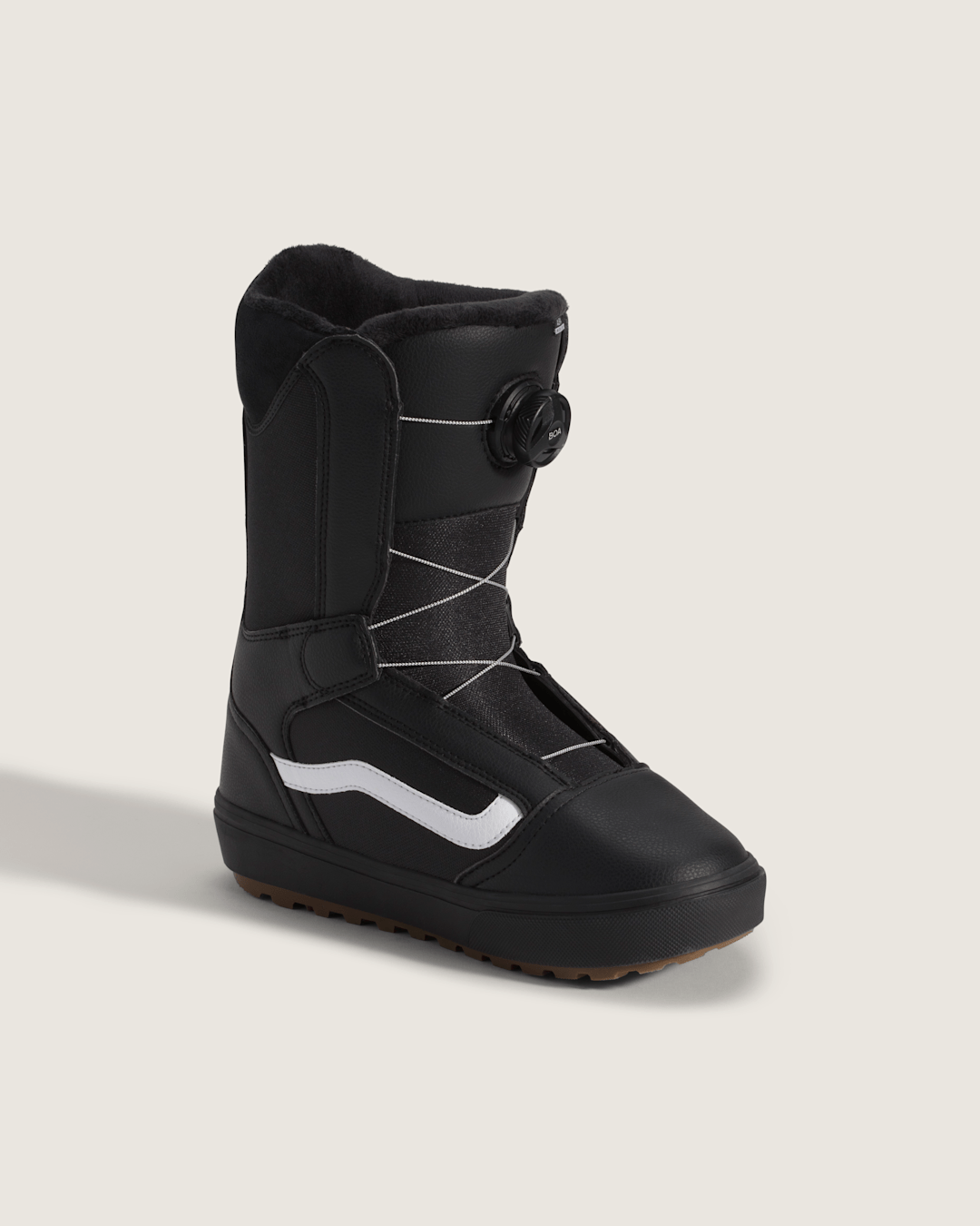 Women|Men Vans Aura Linerless Gum Snowboard Boot in Black / Gum
