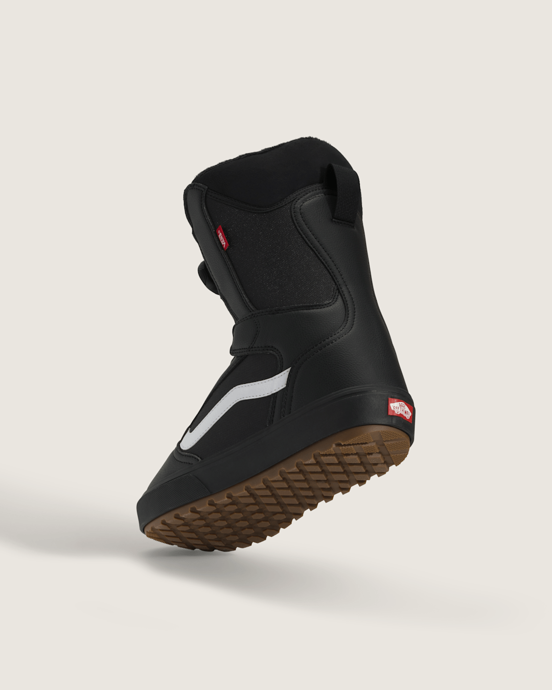 Women|Men Vans Aura Linerless Gum Snowboard Boot in Black / Gum