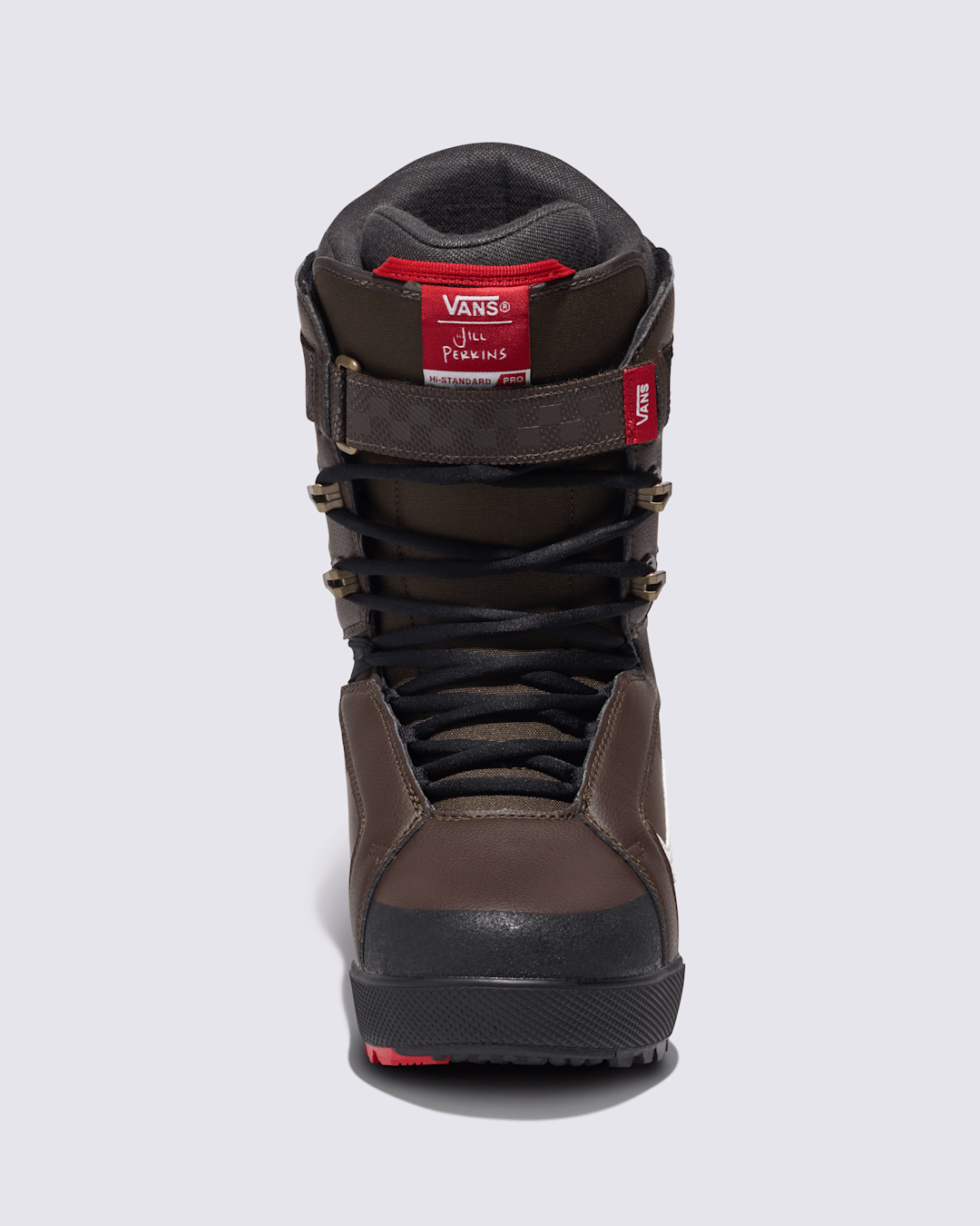 Women|Men|Sale Vans Hi-Standard Pro X Jill Perkins Snowboard Boot in Brown / Black