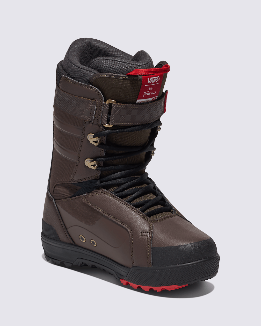Women|Men|Sale Vans Hi-Standard Pro X Jill Perkins Snowboard Boot in Brown / Black