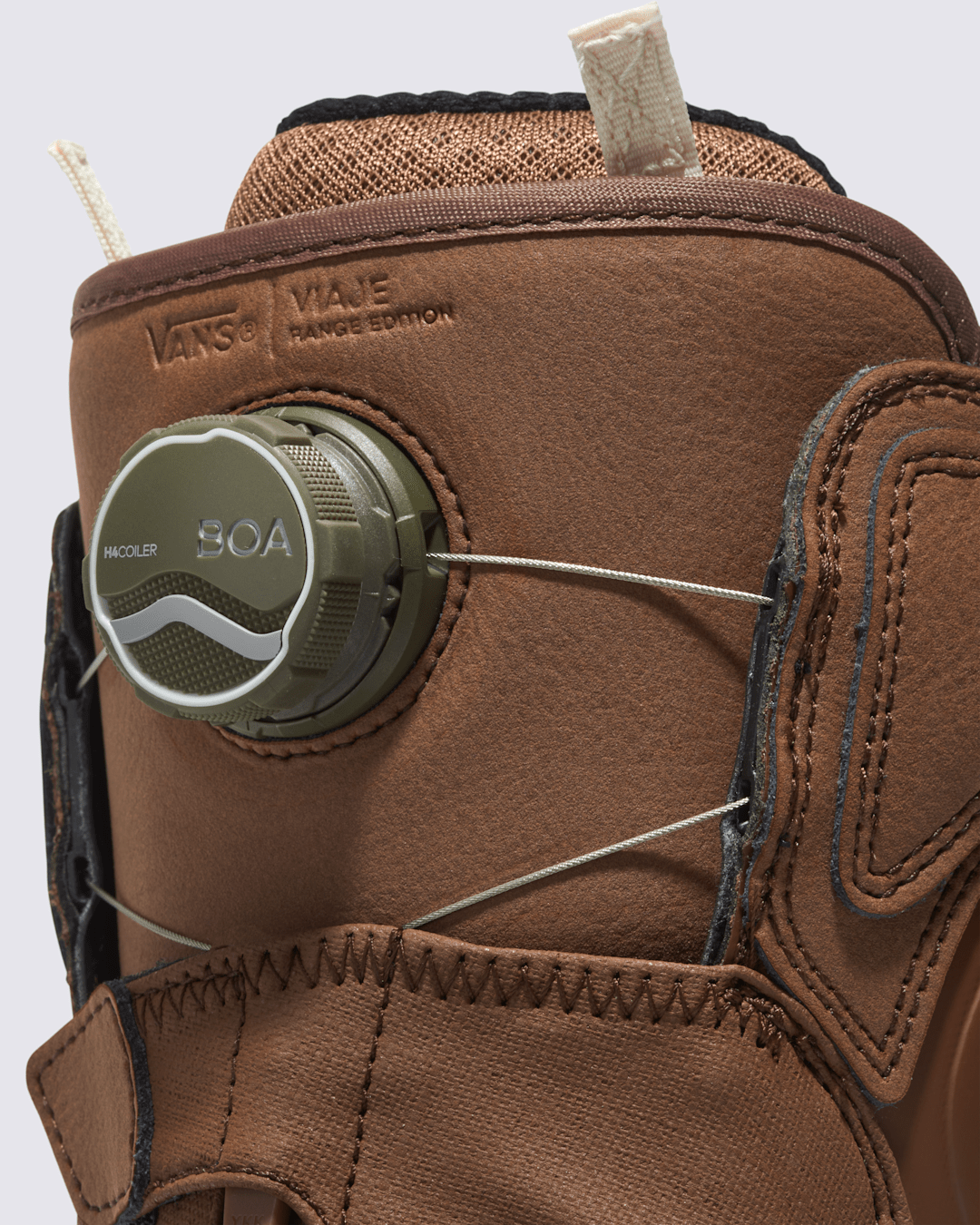 Women|Men|Sale Vans Womens Viaje Range Edition X Hana Beaman Snowboard Boot in Brown / Grape Leaf Green