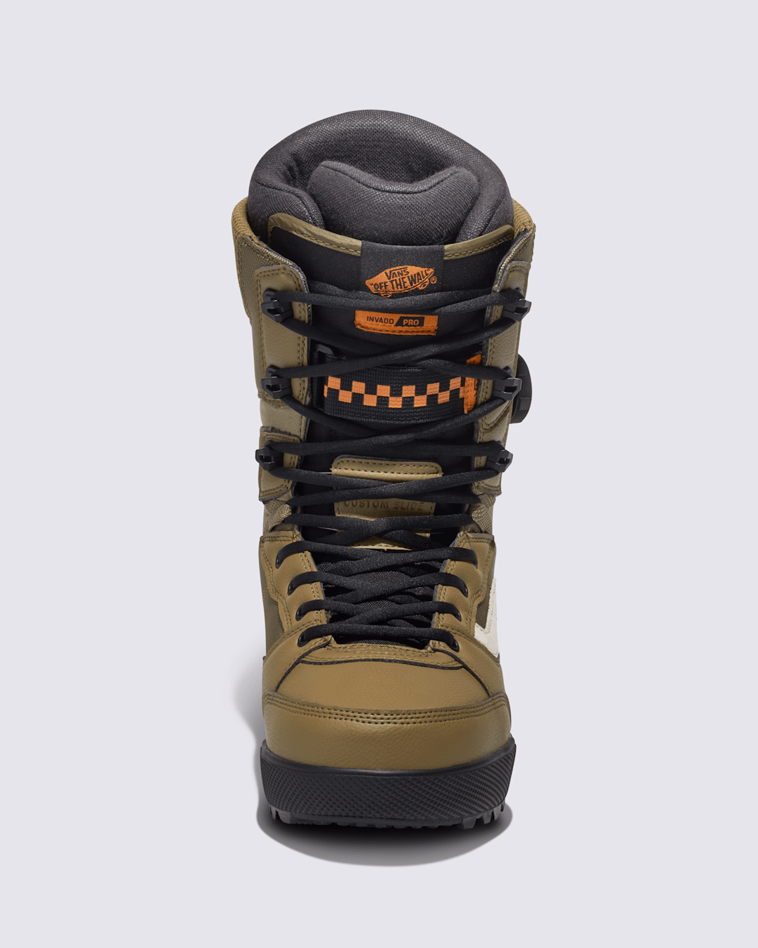 Women|Men|Sale Vans Invado Pro Snowboard Boot in Olive Brown / Black