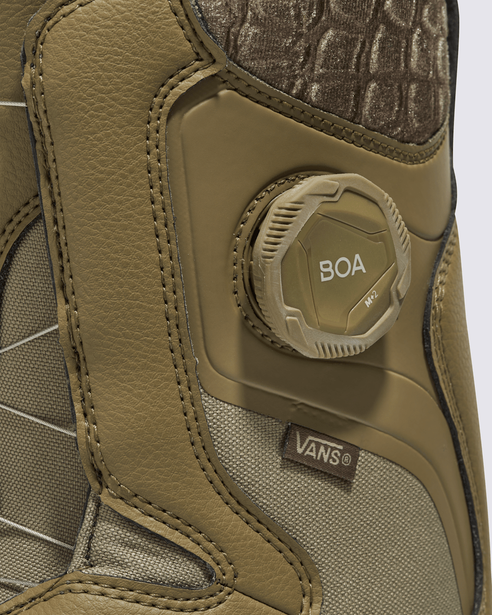 Women|Men|Sale Vans Womens Encore Pro Snowboard Boot in Olive Green / Gum