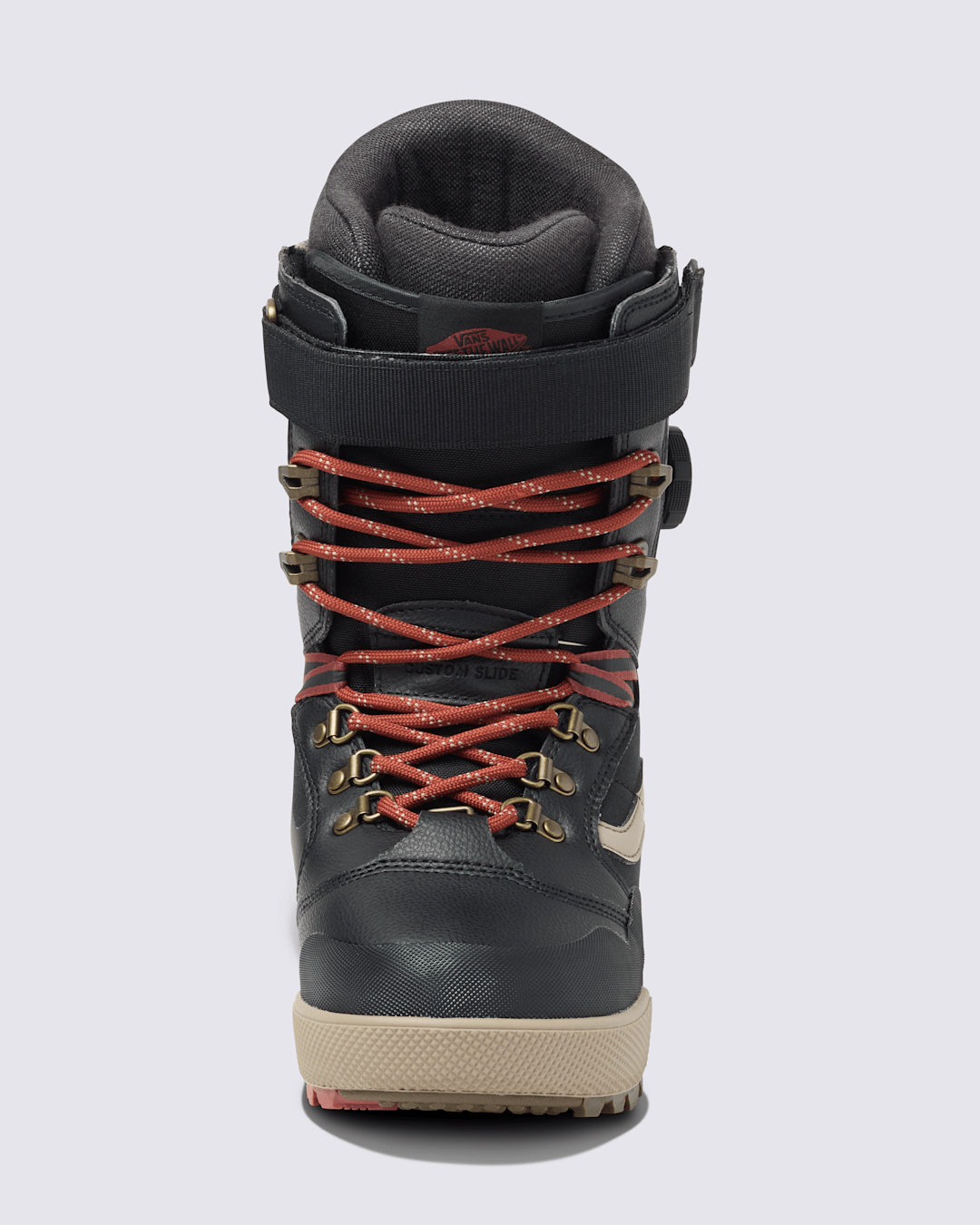 Women|Men|Sale Vans Womens Luna Ventana Pro Snowboard Boot in Black / Red / Beige