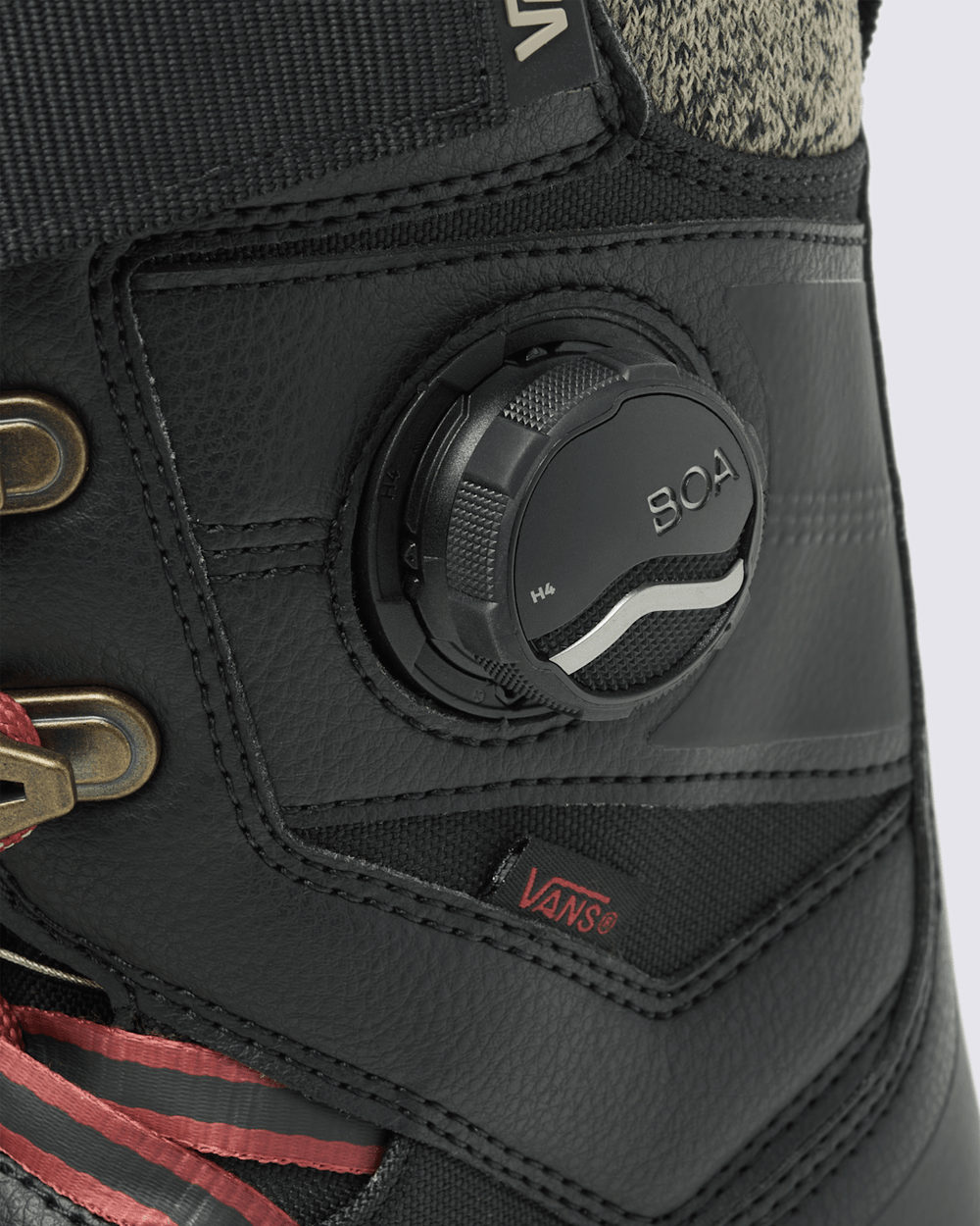 Women|Men|Sale Vans Womens Luna Ventana Pro Snowboard Boot in Black / Red / Beige