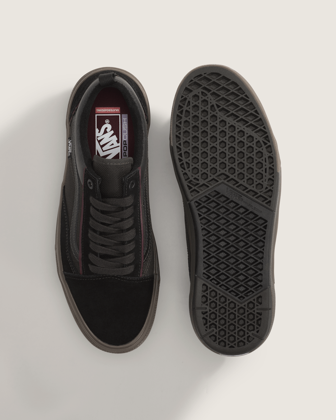 Women|Men Vans Skate Old Skool Wafflecup Shoe in Gum Black