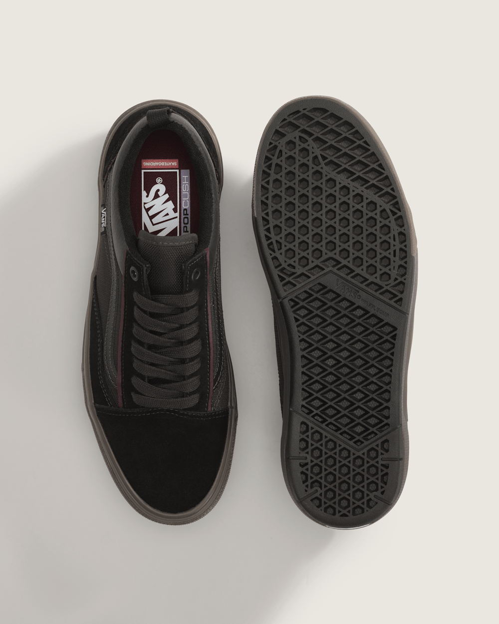 Women|Men Vans Skate Old Skool Wafflecup Shoe in Gum Black