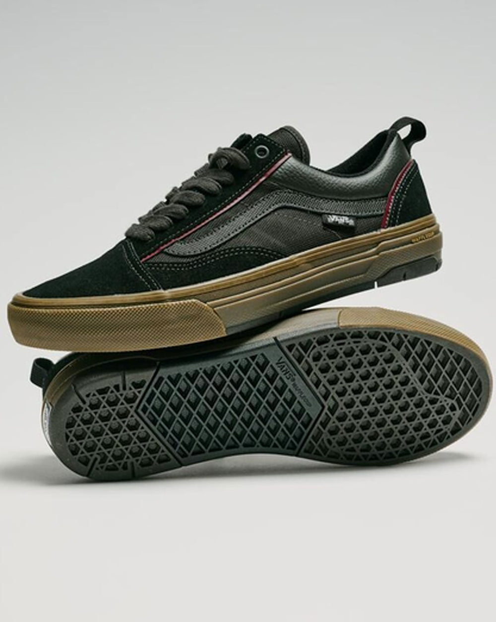 Women|Men Vans Skate Old Skool Wafflecup Shoe in Gum Black