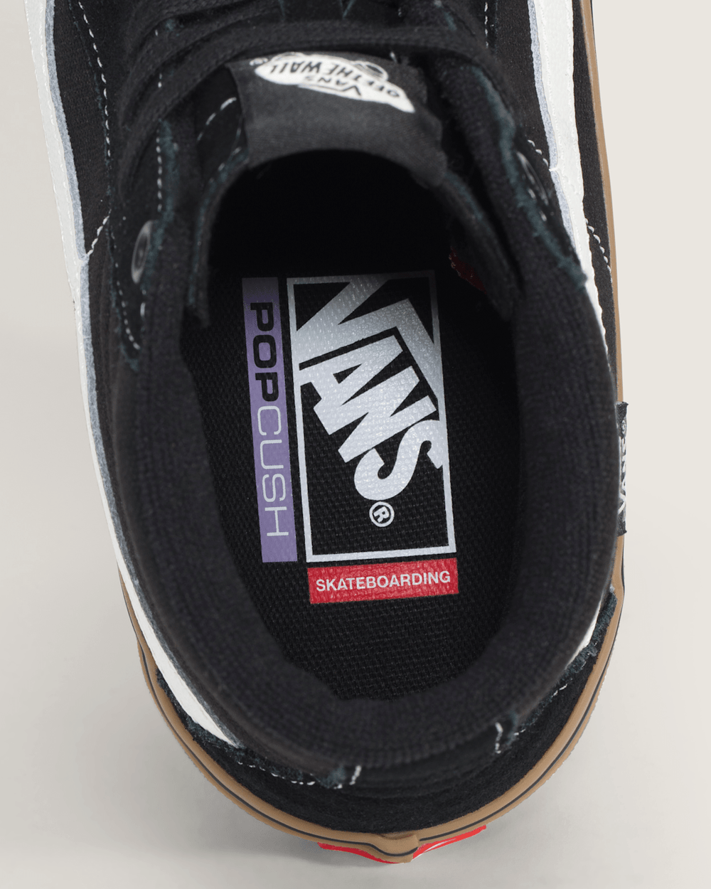 Women|Men Vans Skate Sk8-Hi Shoe in Gum Black / White