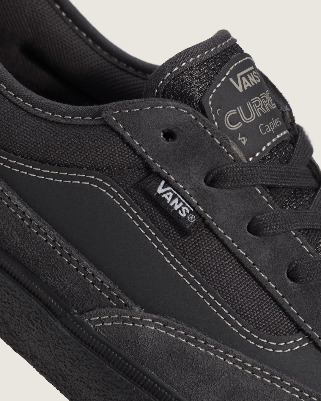 Women|Men Vans Skate Curren Caples Shoe in Charcoal Grey / Black