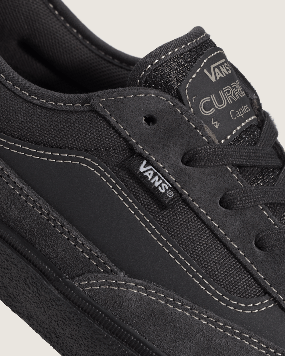 Women|Men Vans Skate Curren Caples Shoe in Charcoal Grey / Black