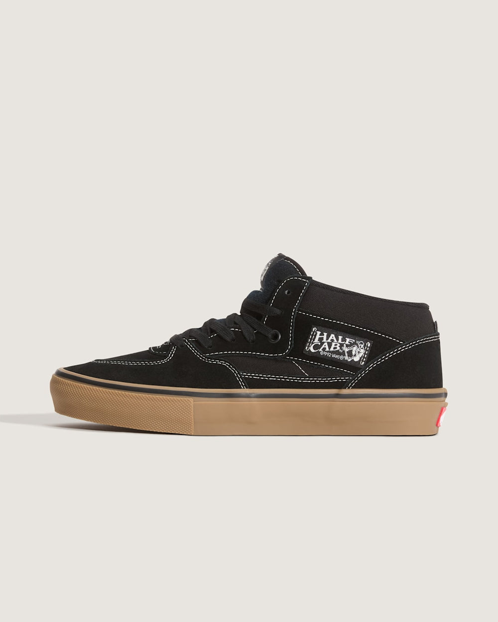 Women|Men Vans Skate Half Cab Shoe in Gum Black / White