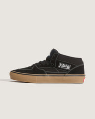 Women|Men Vans Skate Half Cab Shoe in Gum Black / White