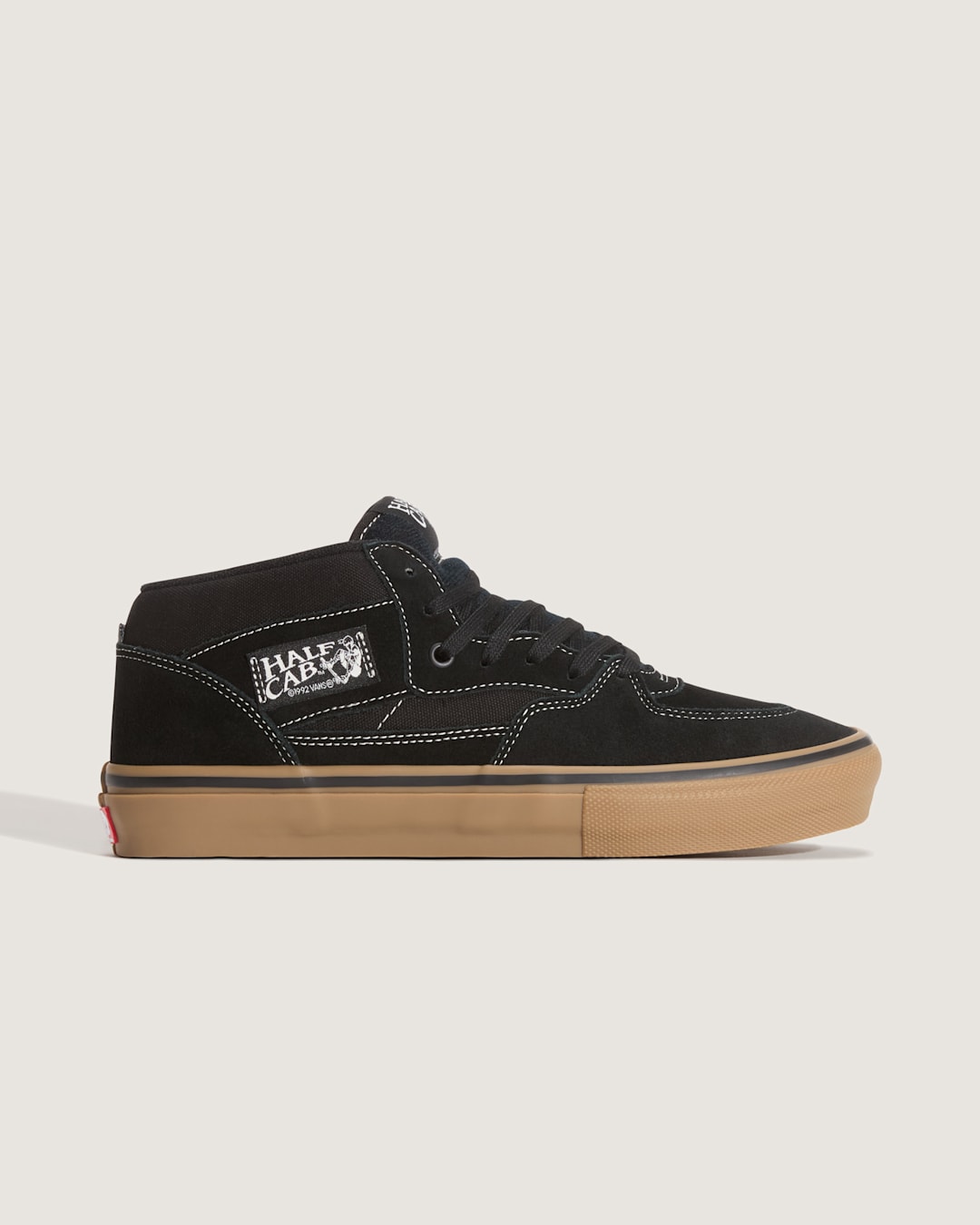 Women|Men Vans Skate Half Cab Shoe in Gum Black / White