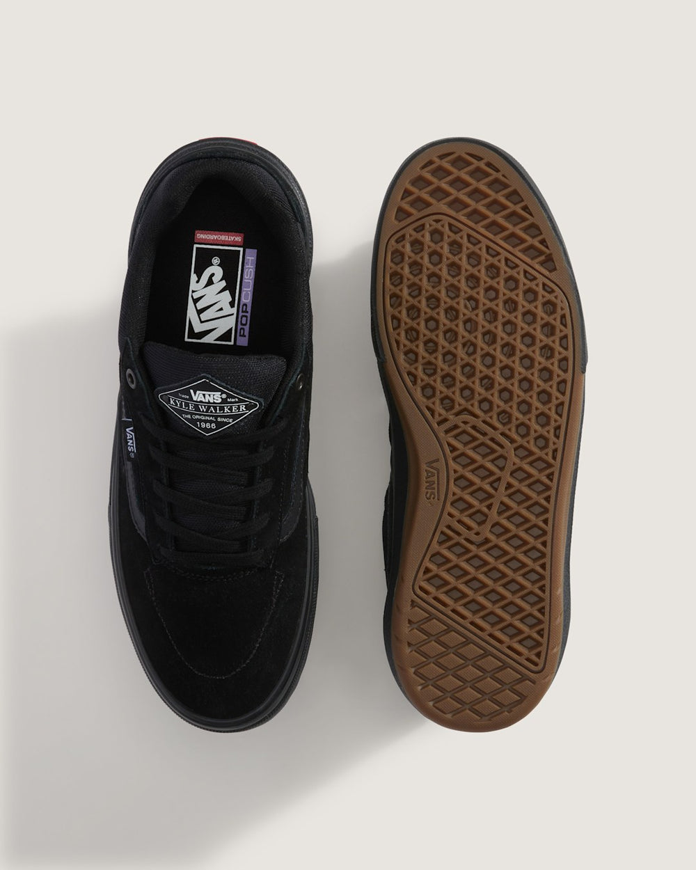 Women|Men Vans Skate Kyle Walker Wafflecup Shoe in Blackout