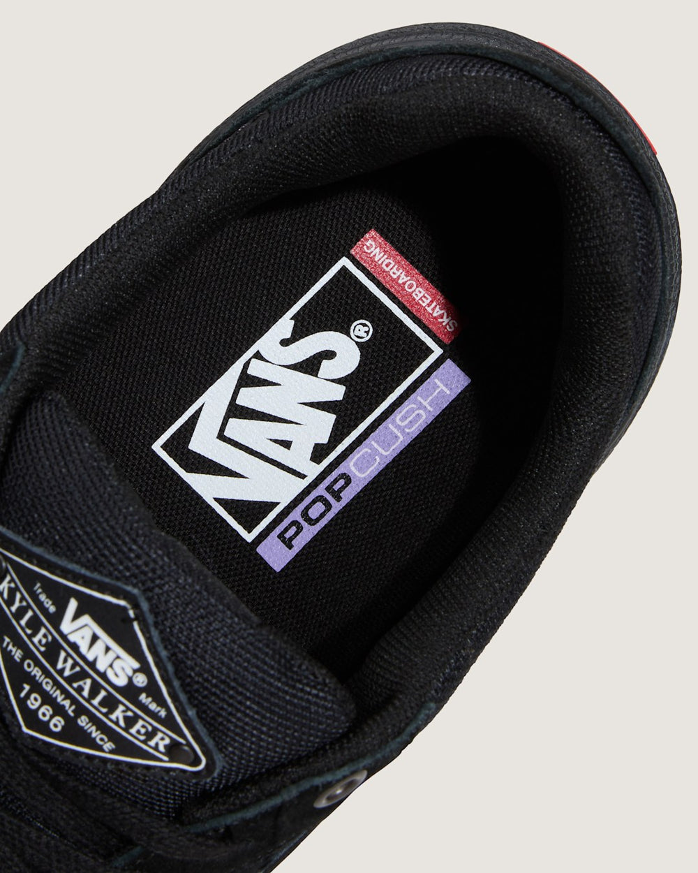 Women|Men Vans Skate Kyle Walker Wafflecup Shoe in Blackout