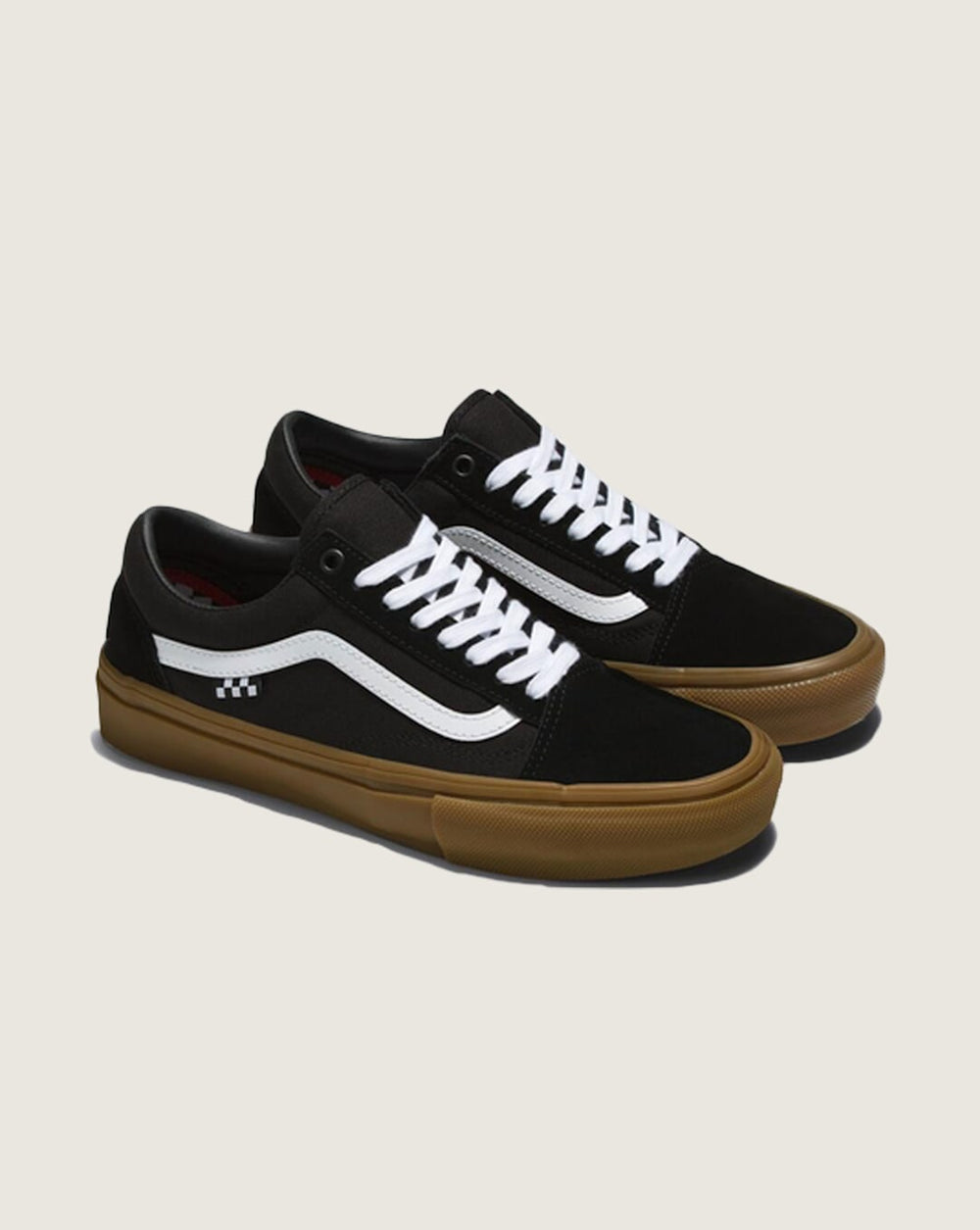Women|Men Vans Skate Old Skool Black/Gum Skate Shoe