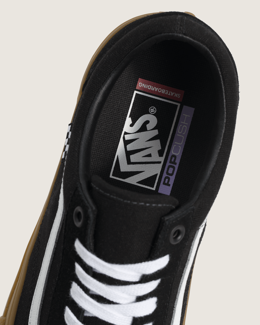 Women|Men Vans Skate Old Skool Black/Gum Skate Shoe