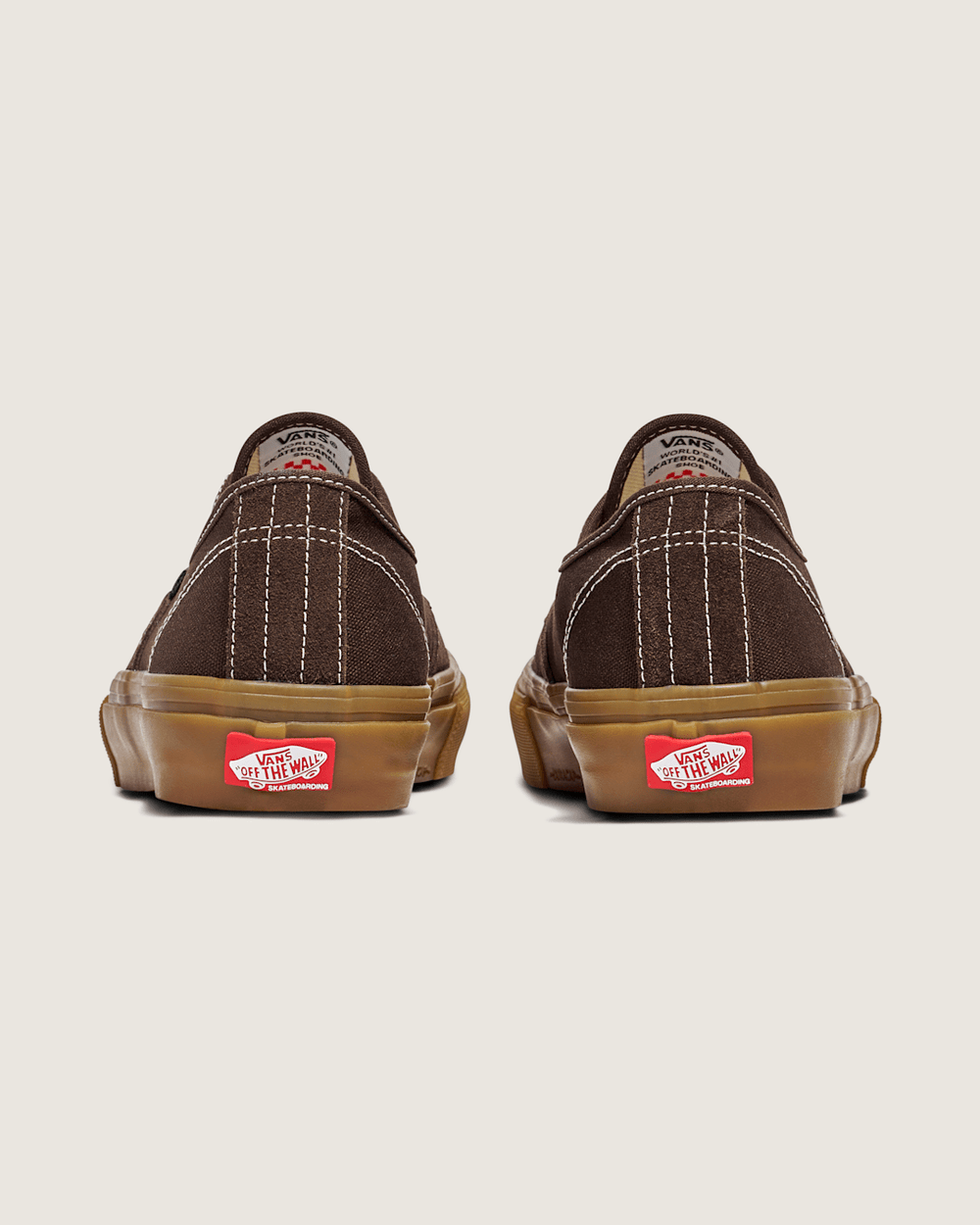 Women|Men Vans Skate Authentic Shoe in Gum Brown