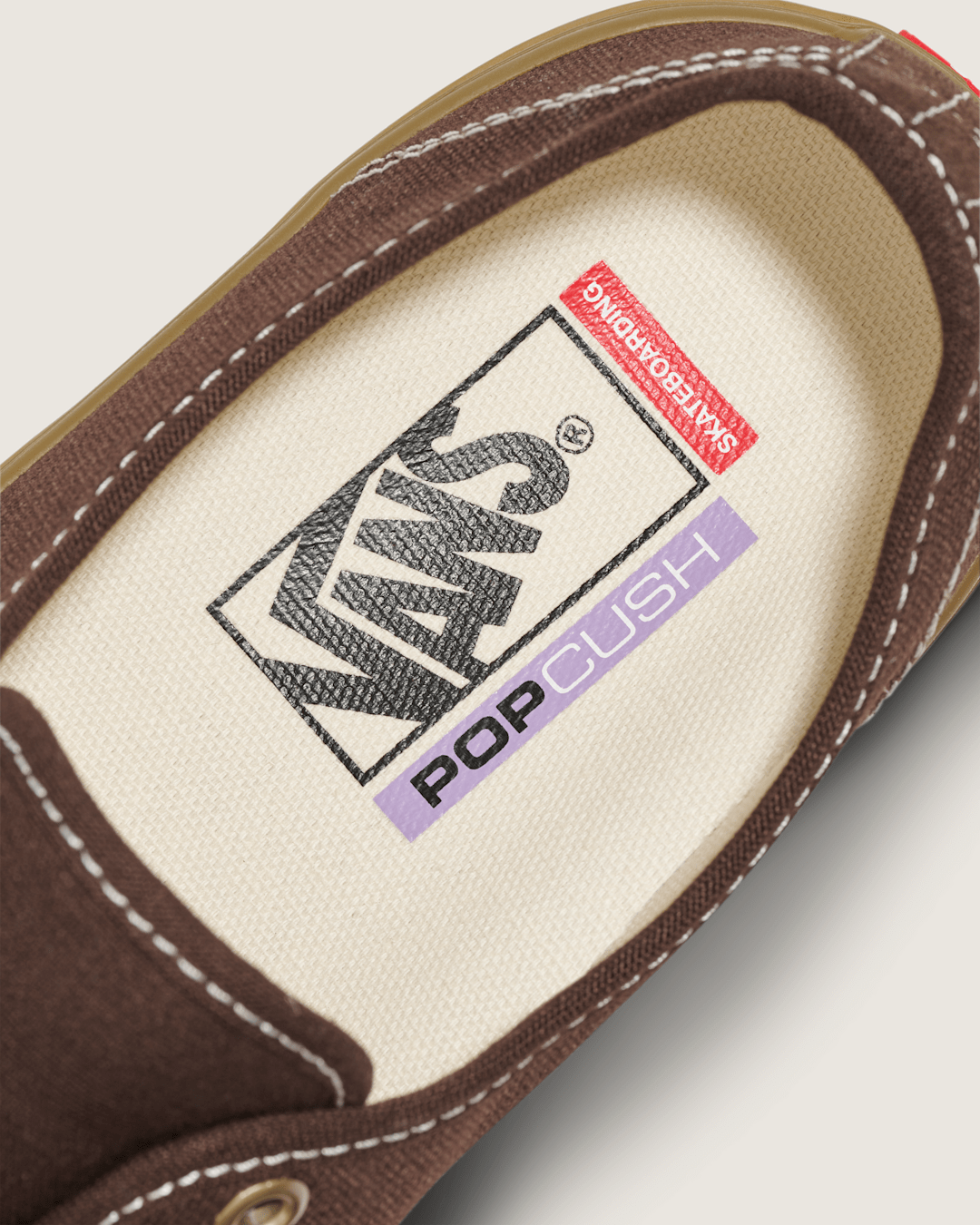 Women|Men Vans Skate Authentic Shoe in Gum Brown