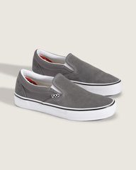 Women|Men Vans Skate Slip-On in Silver Grey
