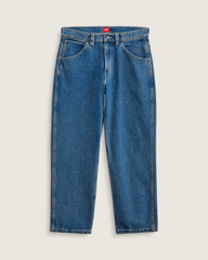 Women|Men Vans Skate Check-5 Loose Denim Pants in Vintage Indigo Blue