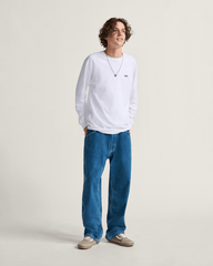 Women|Men Vans Skate Check-5 Loose Denim Pants in Vintage Indigo Blue