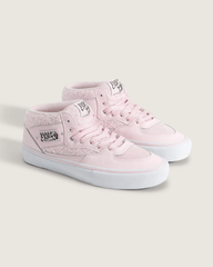 Women|Men Vans Skate Half Cab Shoe in Pink / White